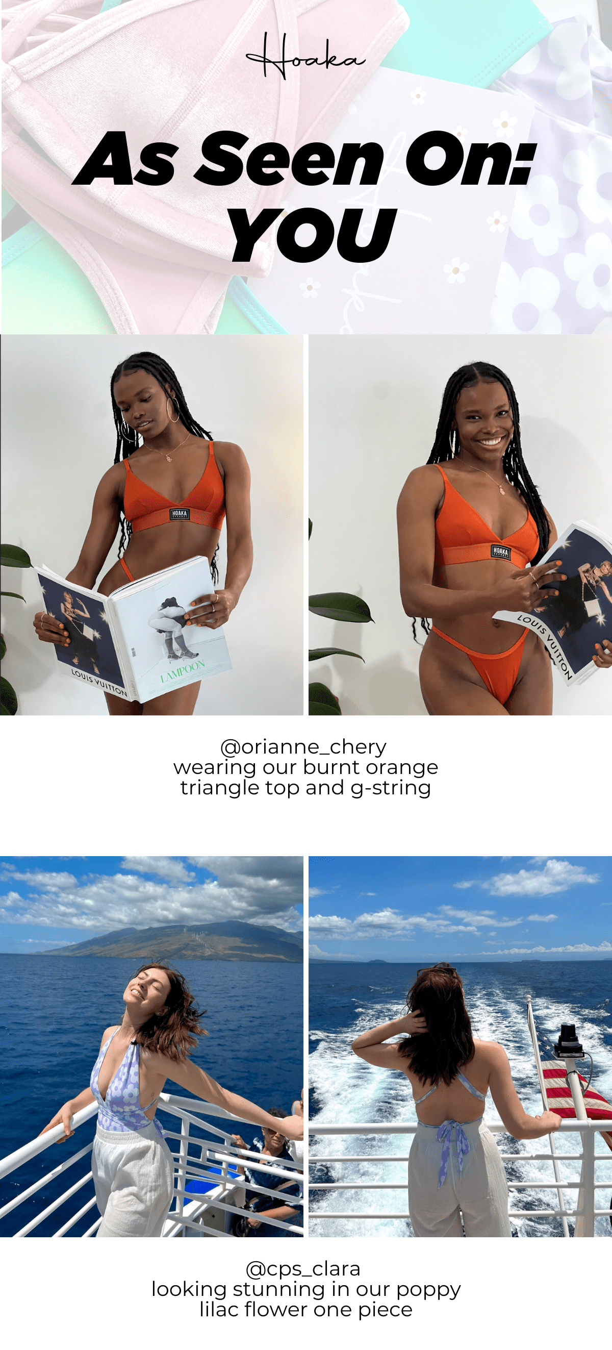 As Seen On: You 😍 - Hoaka Swimwear