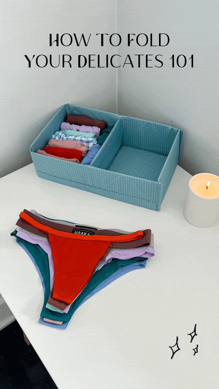 ♡A guide: Underwear folding for dummies♡ - Hoaka Swimwear